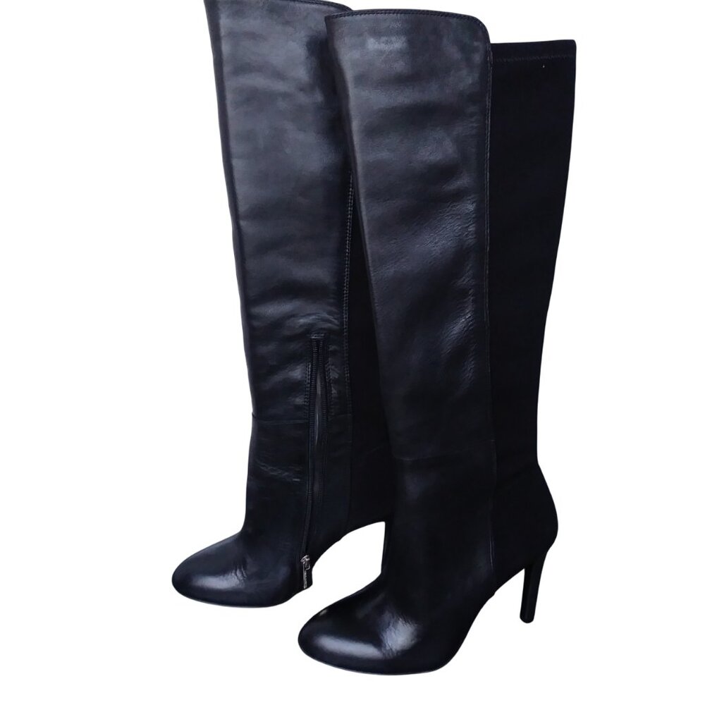 Vince Camuto "Calle" Leather Knee High Black Boots- 8M